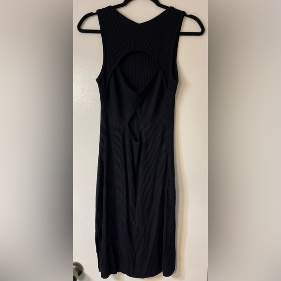 Freshman 1996 Black Midi Dress with Back Cut Outs - Picture 5 of 6